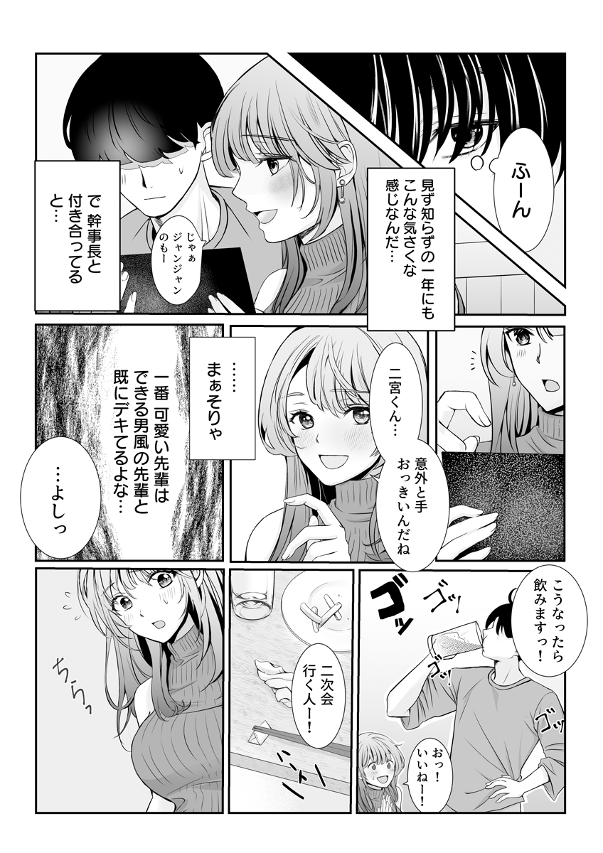 『新歓ネトリ～あこがれの巨乳女子アナ風先輩編～』 作者